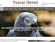 Tablet Screenshot of pascalhemelvolierebouw.nl